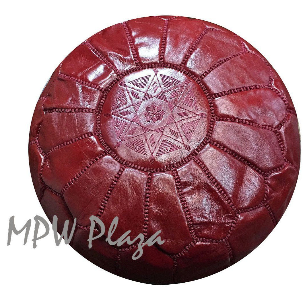 Garnett, Moroccan Pouf Ottoman,14x20 - MPW Plaza
