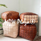 MPW Plaza® Pouf Square Mosaic, Brown tone, 18" x 18" Topshelf Moroccan Leather, Limited edition ottoman (Stuffed) freeshipping - MPW Plaza®