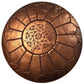 MPW Plaza® Moroccan Pouf, Bronze tone, 14" x 20" Topshelf Moroccan faux Leather,  ottoman (Cover) freeshipping - MPW Plaza®