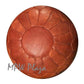 MPW Plaza® Retro Moroccan Pouf Rustic Brown tone 14 x 20 Topshelf Moroccan Leather,  couture ottoman (Cover) freeshipping - MPW Plaza®